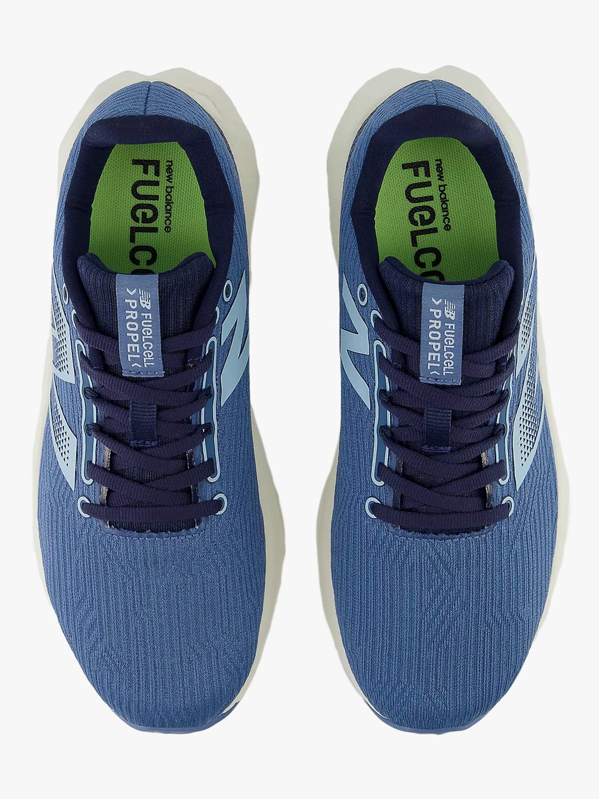 New Balance Fuel Cell Propel Heron blue with navy and angora
