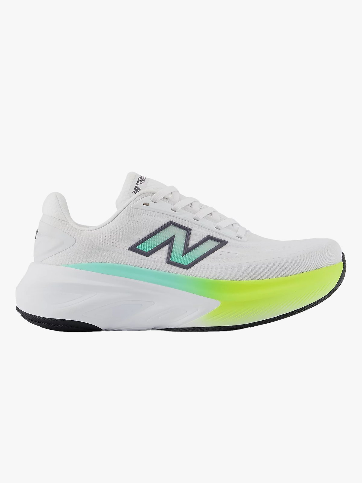 New Balance Fresh Foam X More v6 White with Bright Mint