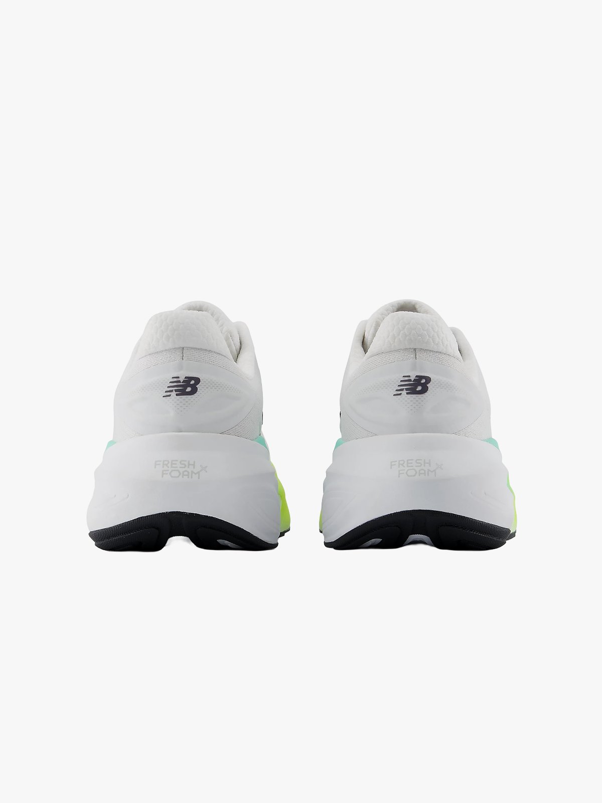 New Balance Fresh Foam X More v6 White with Bright Mint