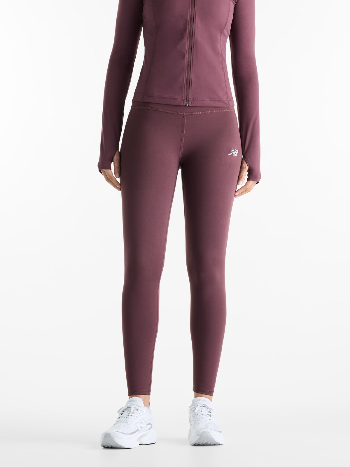 New Balance Harmony High Rise Legging 25" Cherry Leather