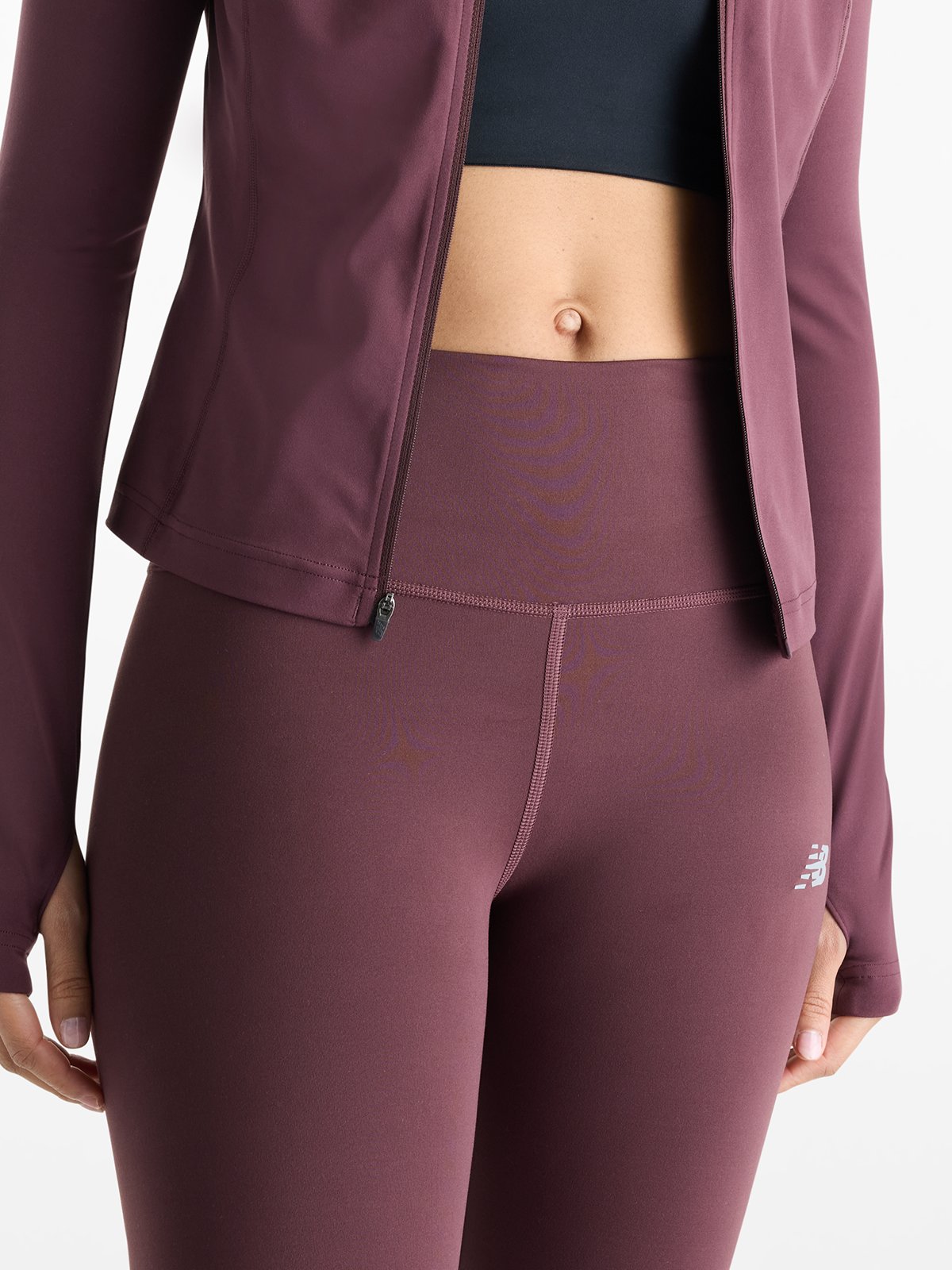 New Balance Harmony High Rise Legging 25" Cherry Leather