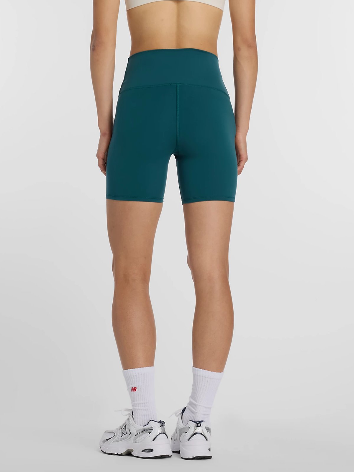 New Balance Harmony High Rise Short 6" Medusa Green