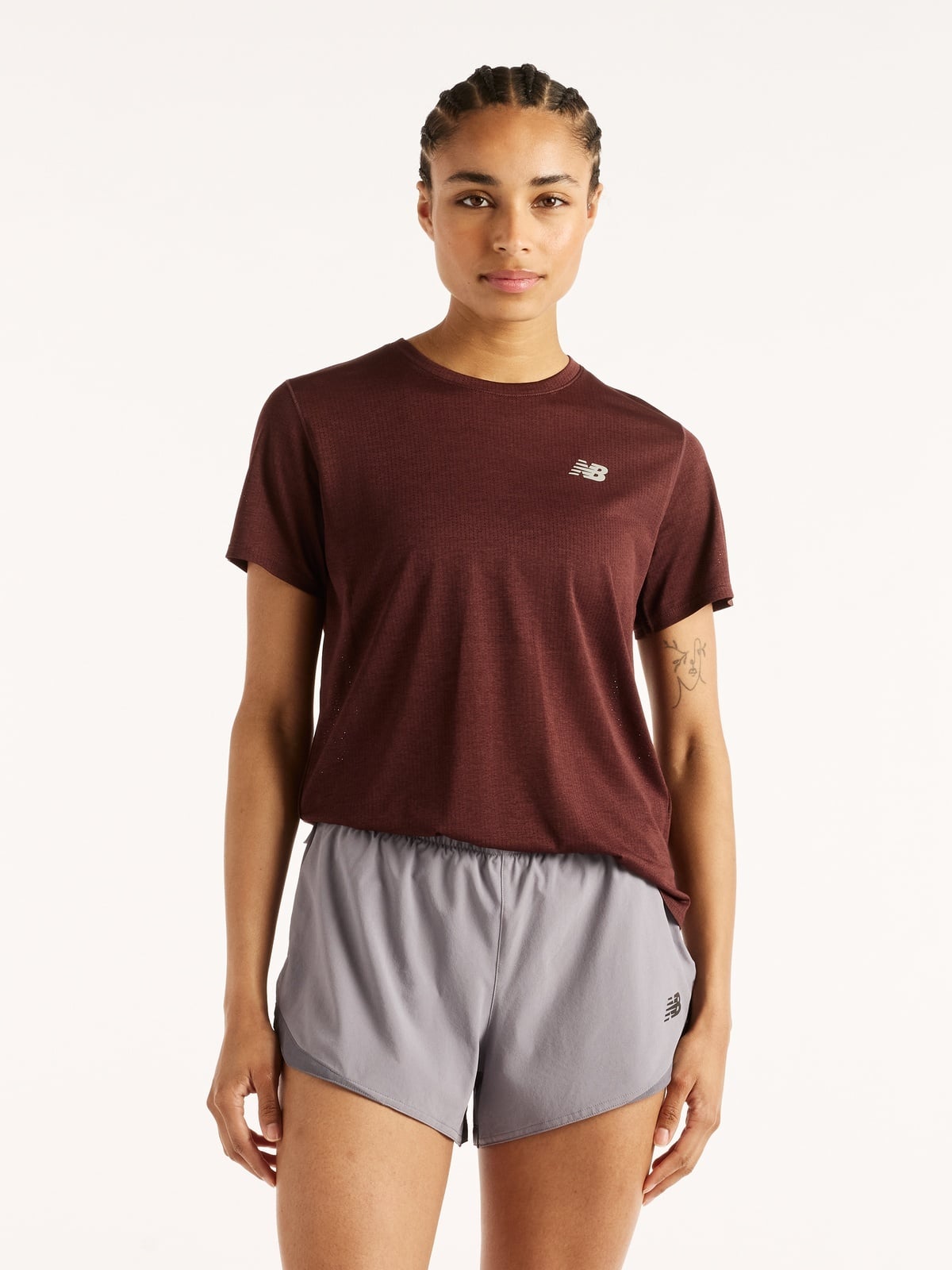 New Balance Athletics T-shirt Rød