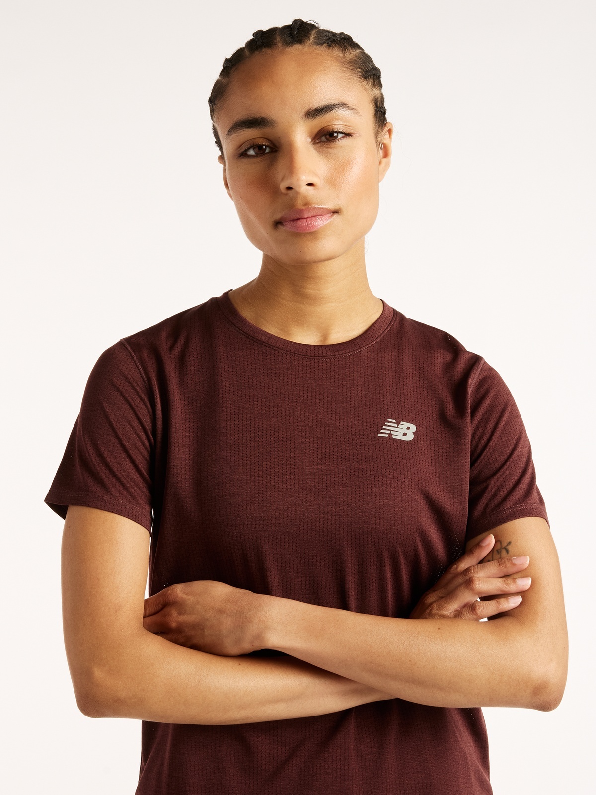 New Balance Athletics T-shirt Rød