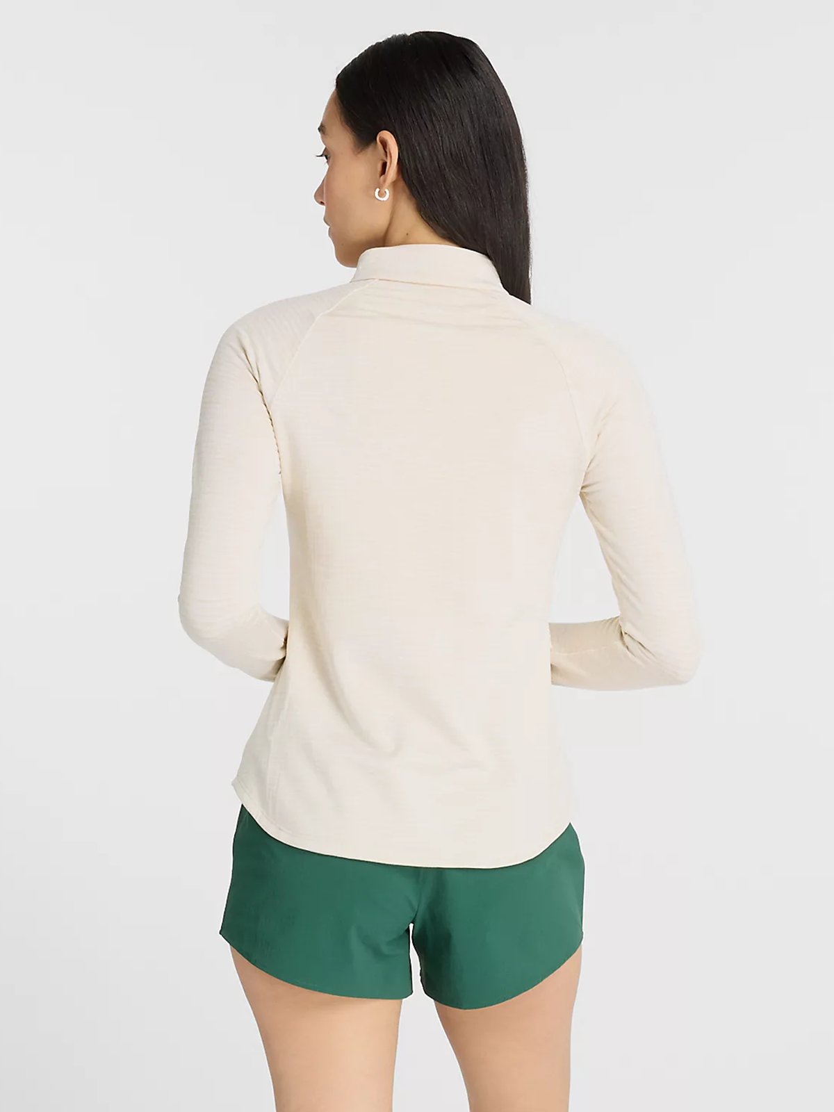 New Balance RC Essential Heat Grid 1/2 Zip Linen Heather