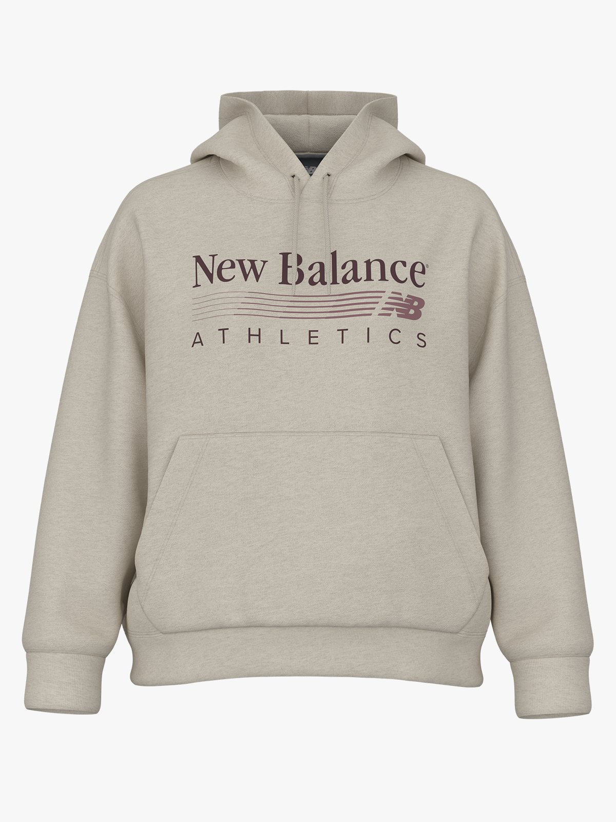 New Balance Trackside Fleece Hoodie Beige