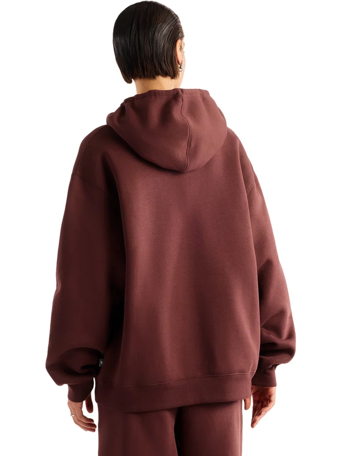 New Balance Trackside Fleece Hoodie Rød