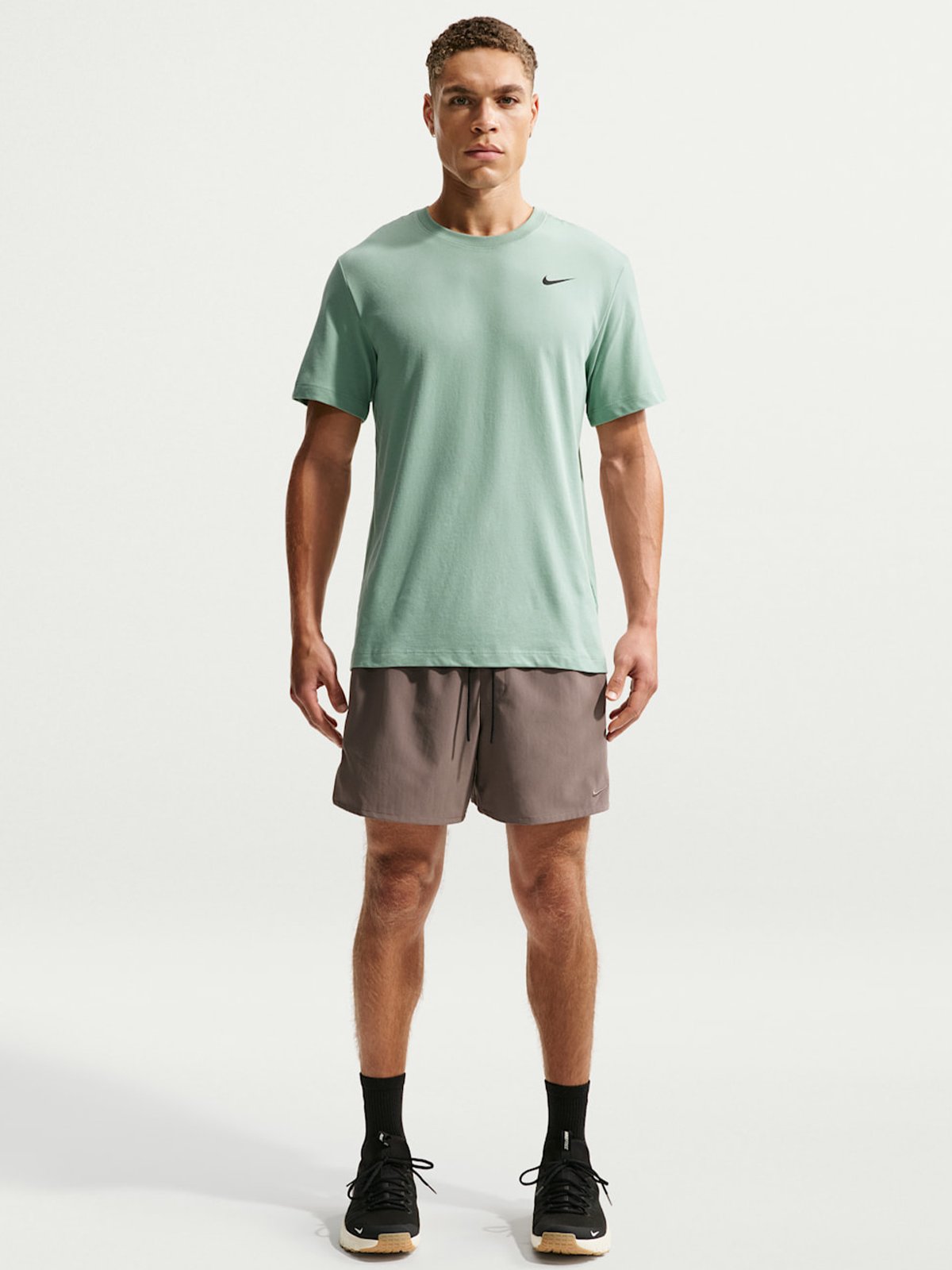 Nike Dri-Fit DFC Crew Solid Tee Steam / Black