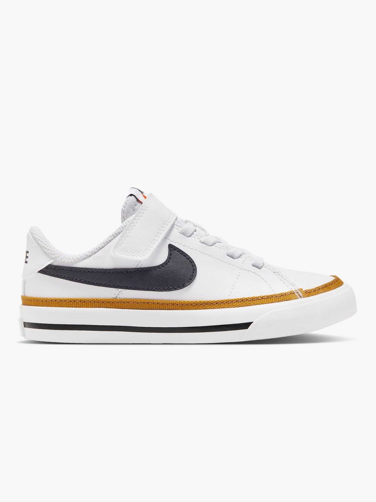 Nike Court Legacy White / Black-Desert Ochre / Gum Light Brown