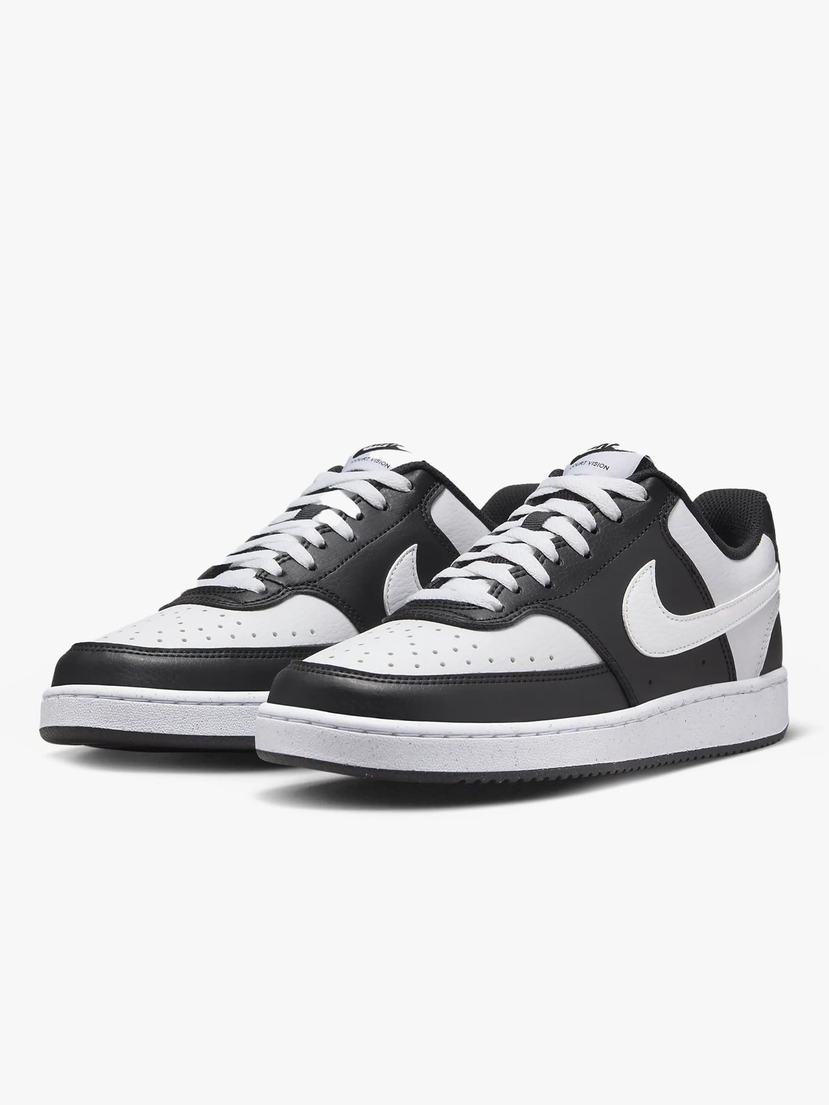 Nike Court Vision Low Next Nature Svart/Hvit