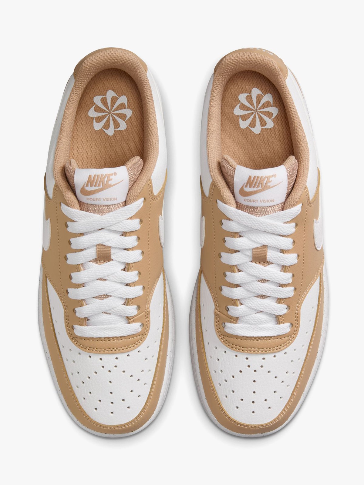 Nike Court Vision Low Next Nature Hemp / White