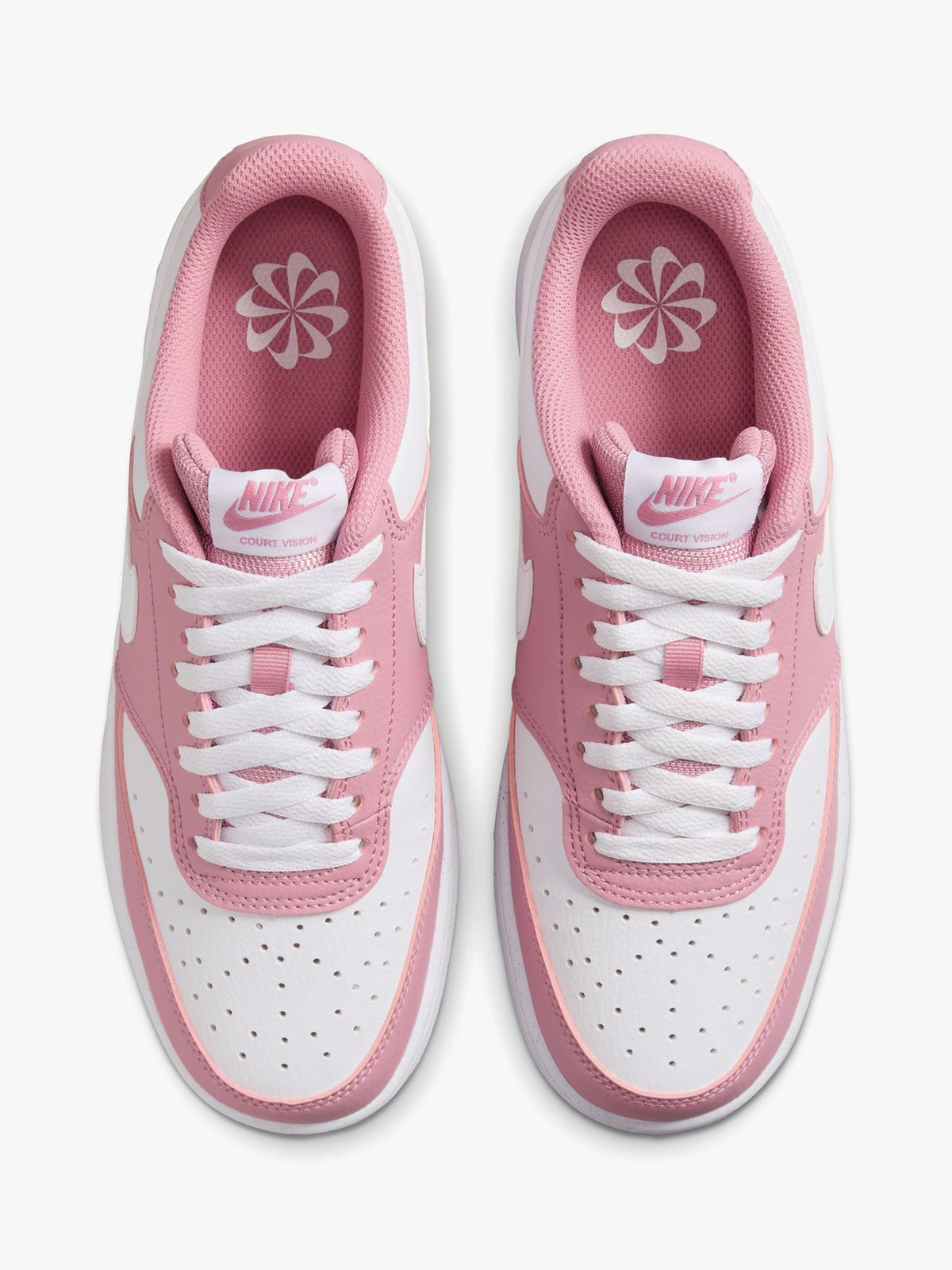 Nike Court Vision Low Next Nature Elemental Pink / White