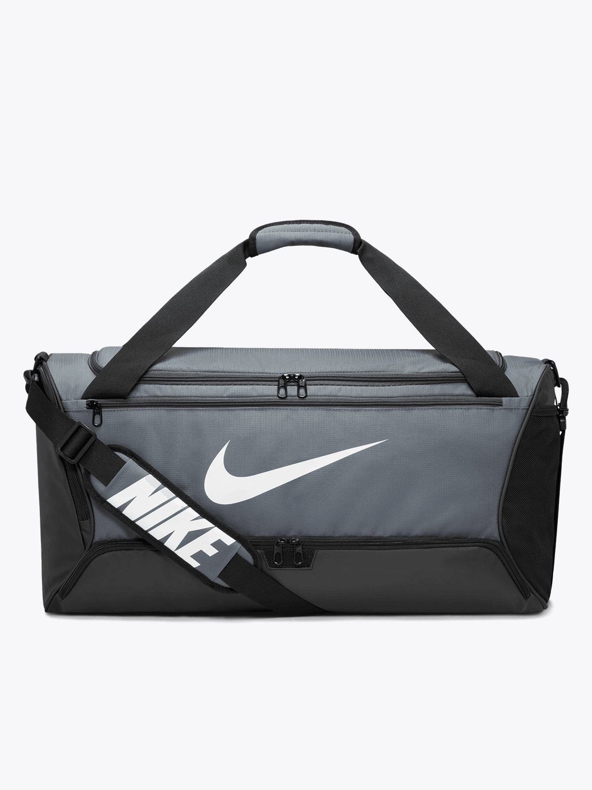 Nike Brasilia Training Duffel Bag 60L Iron Grey/Svart/Hvit
