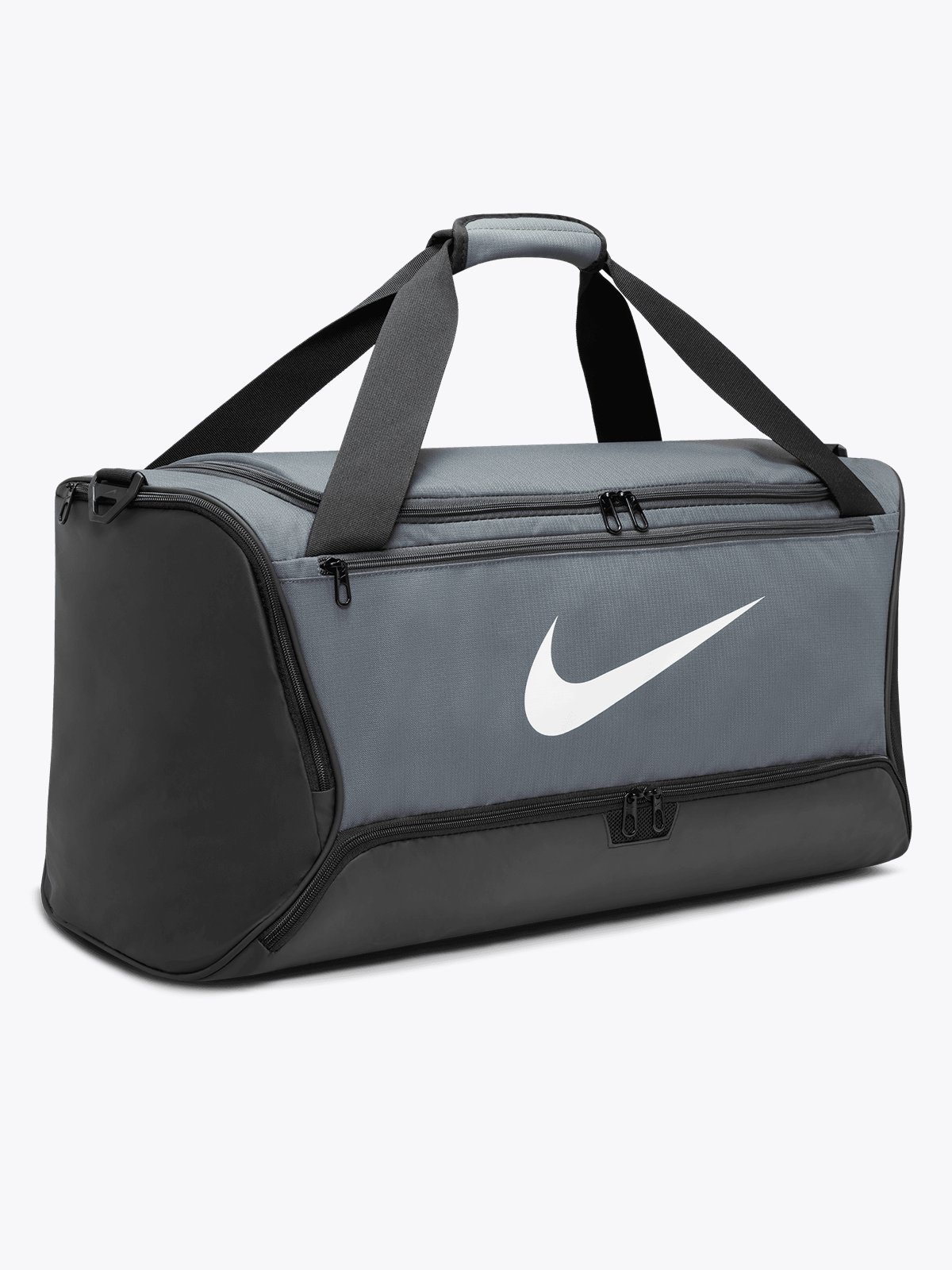 Nike Brasilia Training Duffel Bag 60L Iron Grey/Svart/Hvit
