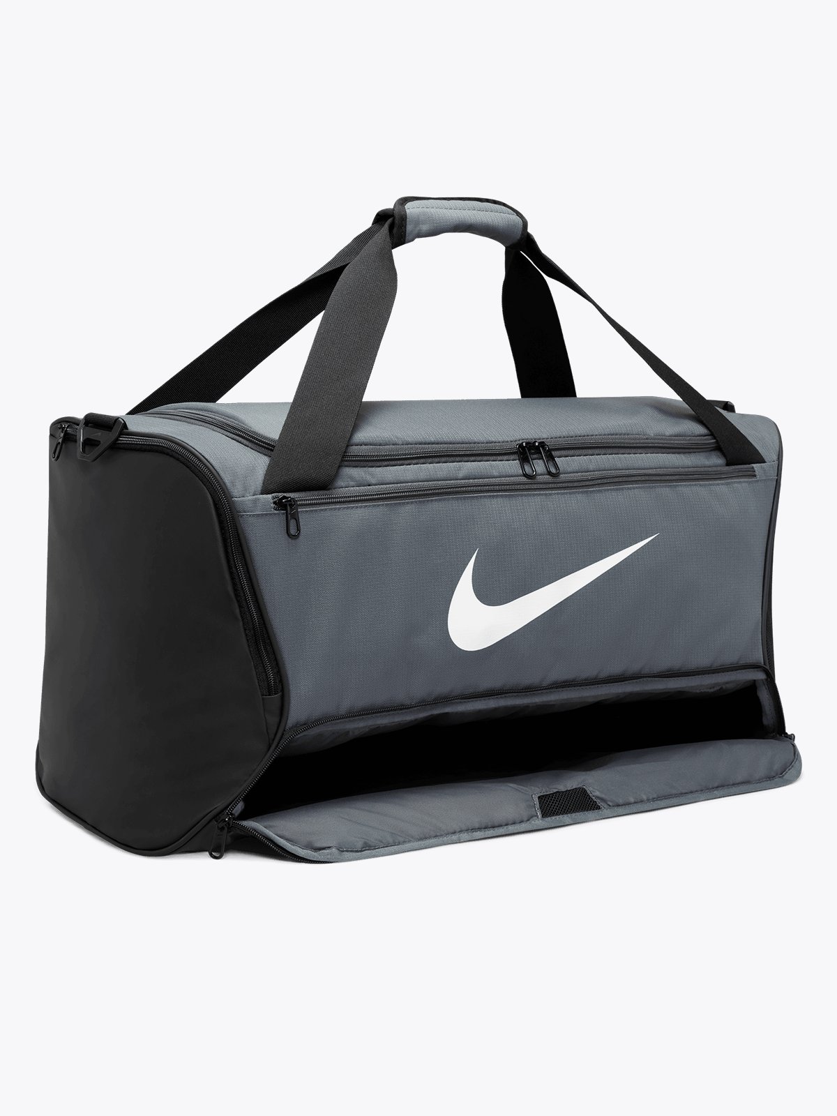 Nike Brasilia Training Duffel Bag 60L Iron Grey/Svart/Hvit