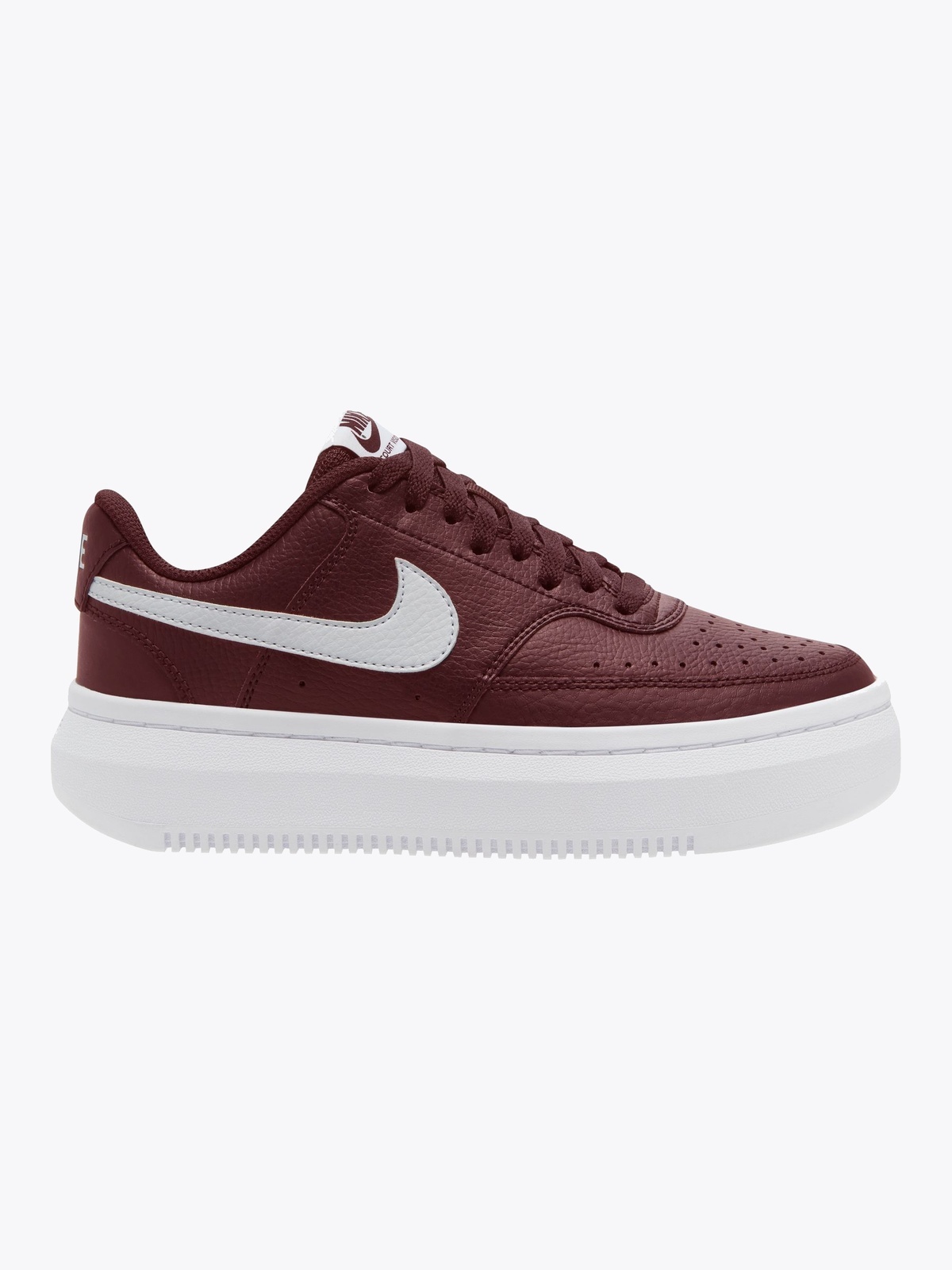 Nike Court Vision Alta Leather Burgunder