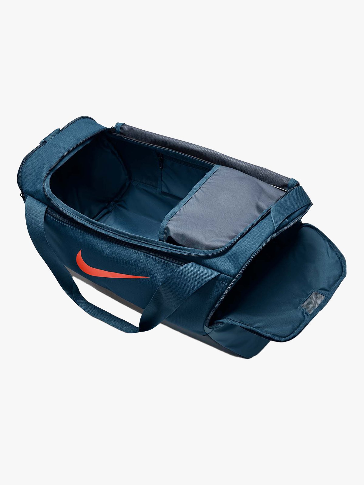 Nike Brasilia Training Duffel Bag 41L Armory Navy / Black / Picante Red