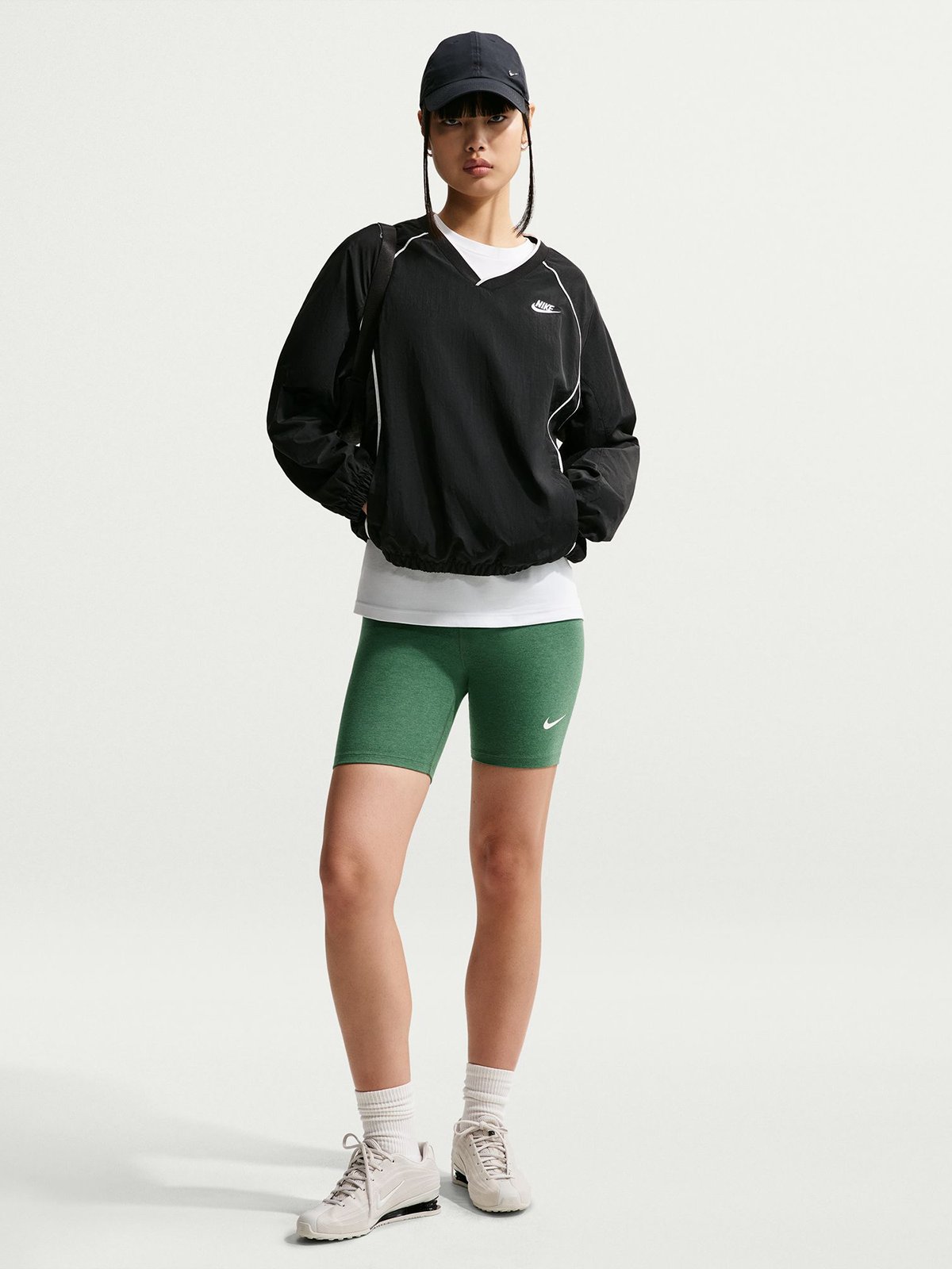 Nike Classic High-Rise 8" Shorts Grønn