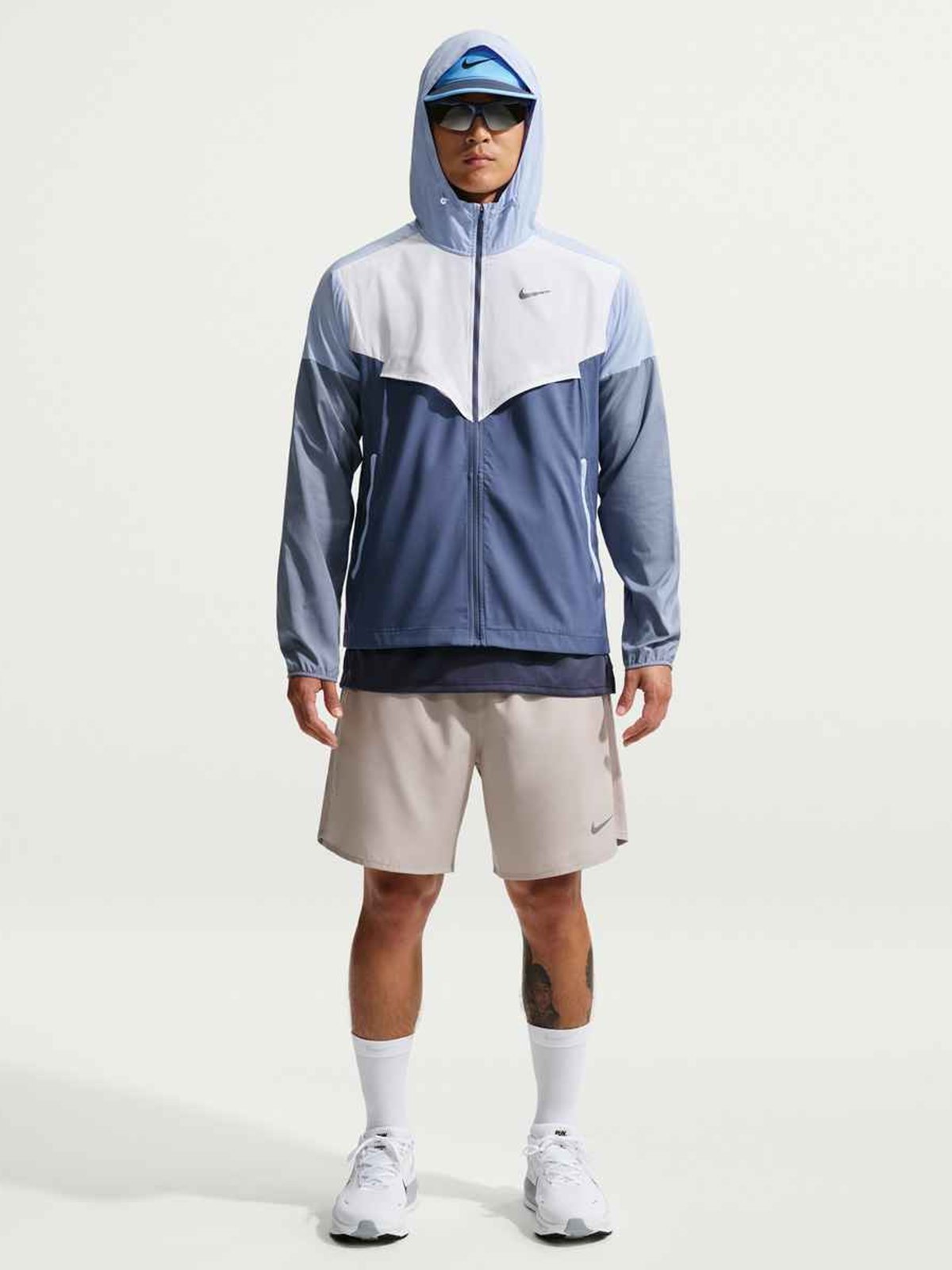 Nike Dri-Fit Callenger 7" 2in1 Shorts Moon Particle / Reflective Silver