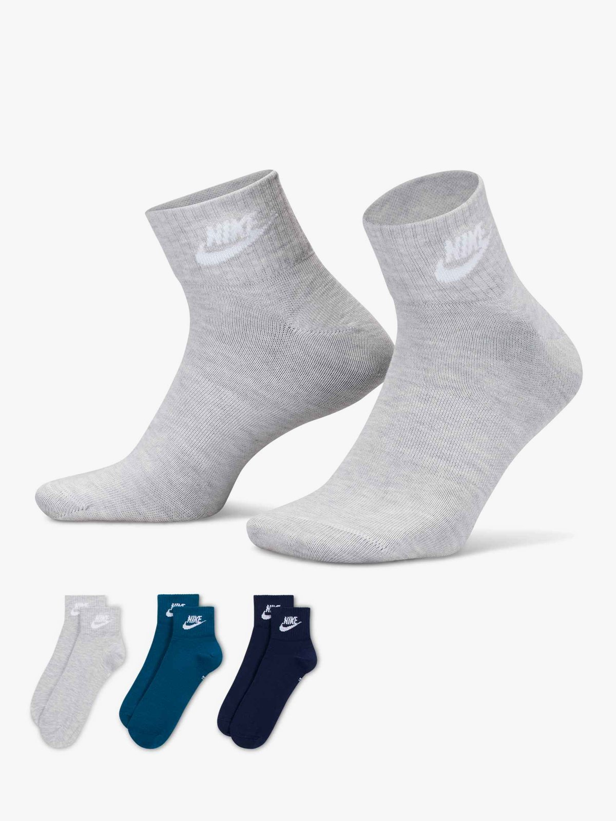 Nike Ankle Essential Socks 3pk Multi-Color
