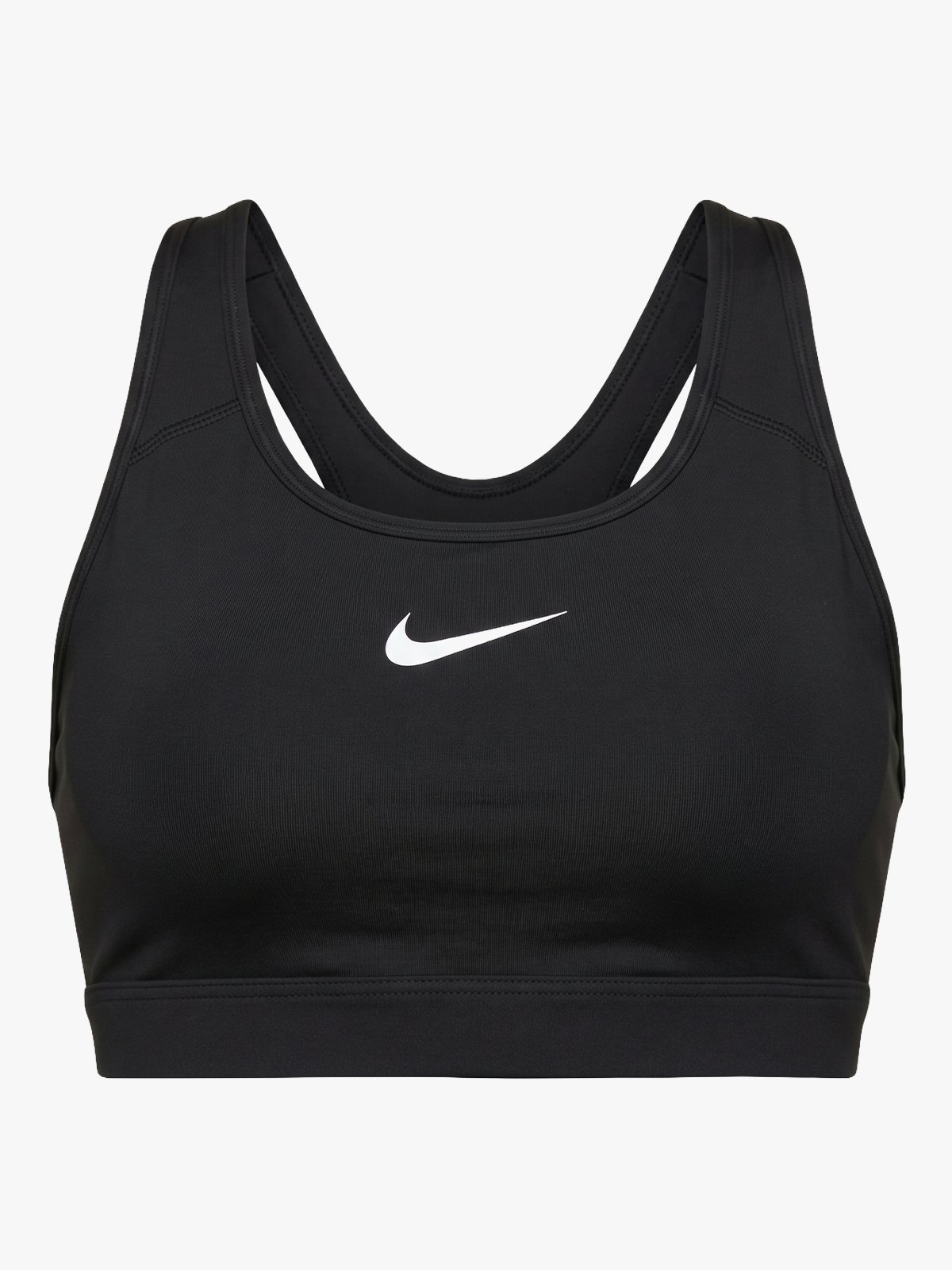Nike Swoosh Mid-Support Padded Sports Bra Black