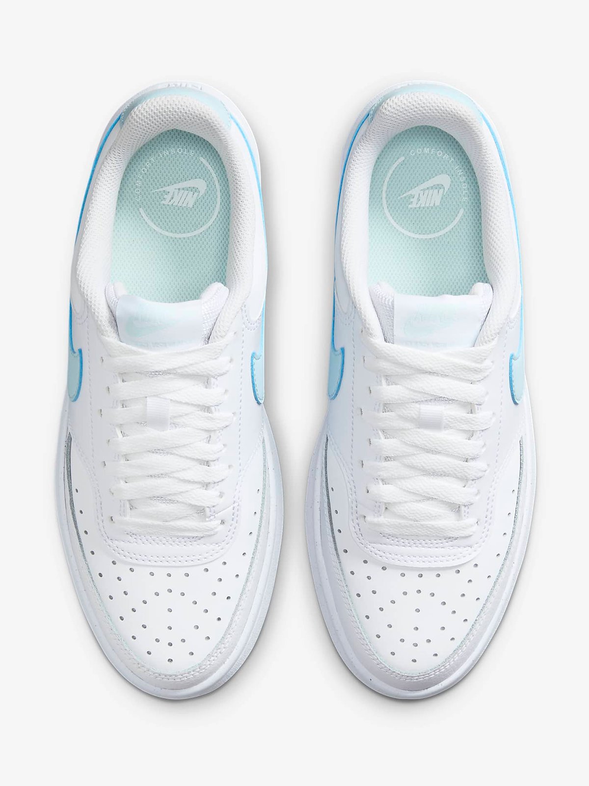 Nike Court Vision Alta Leather White / Glacier Blue