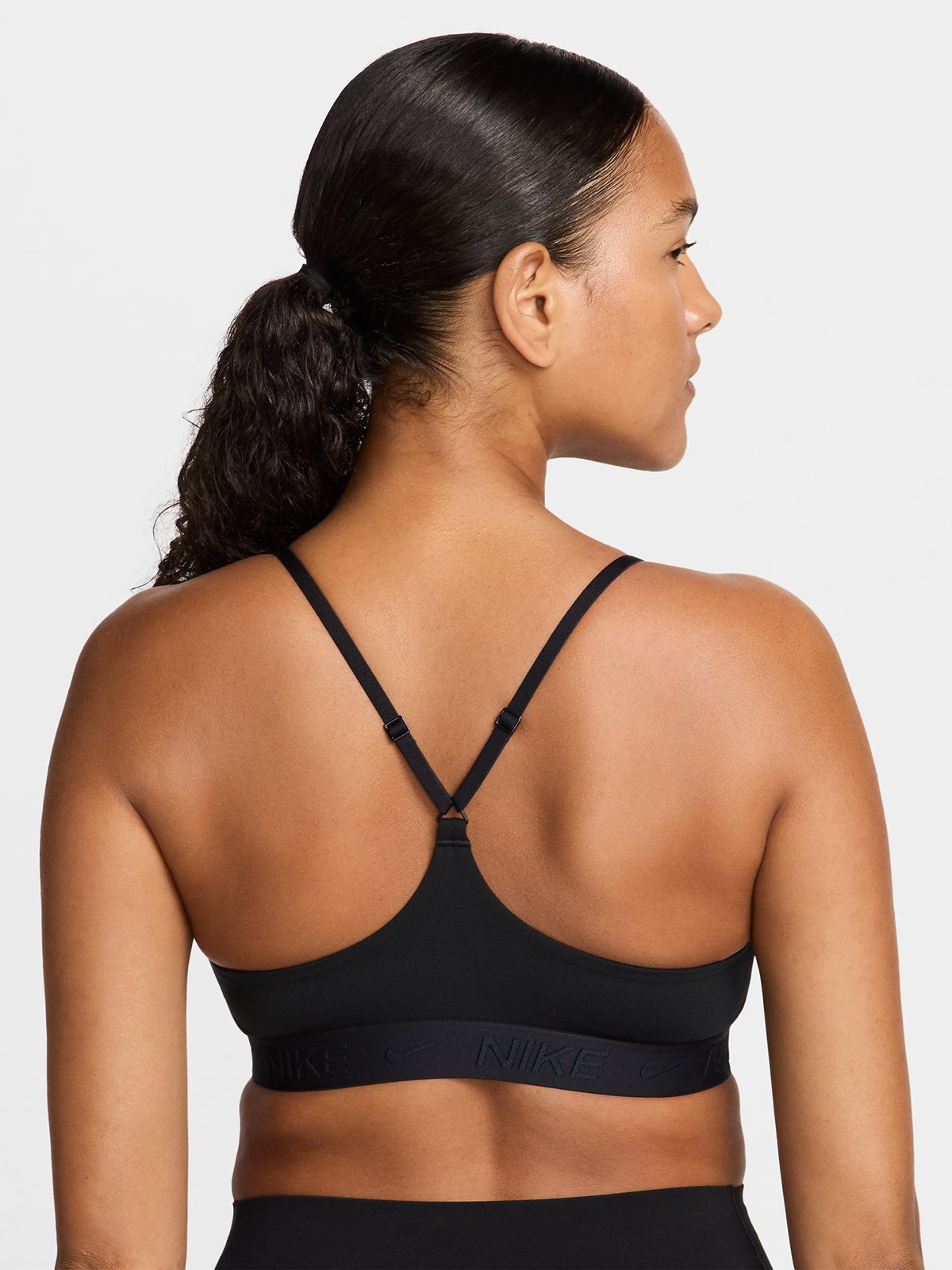 Nike Indy Dri-Fit Light-Support Padded Bra Black
