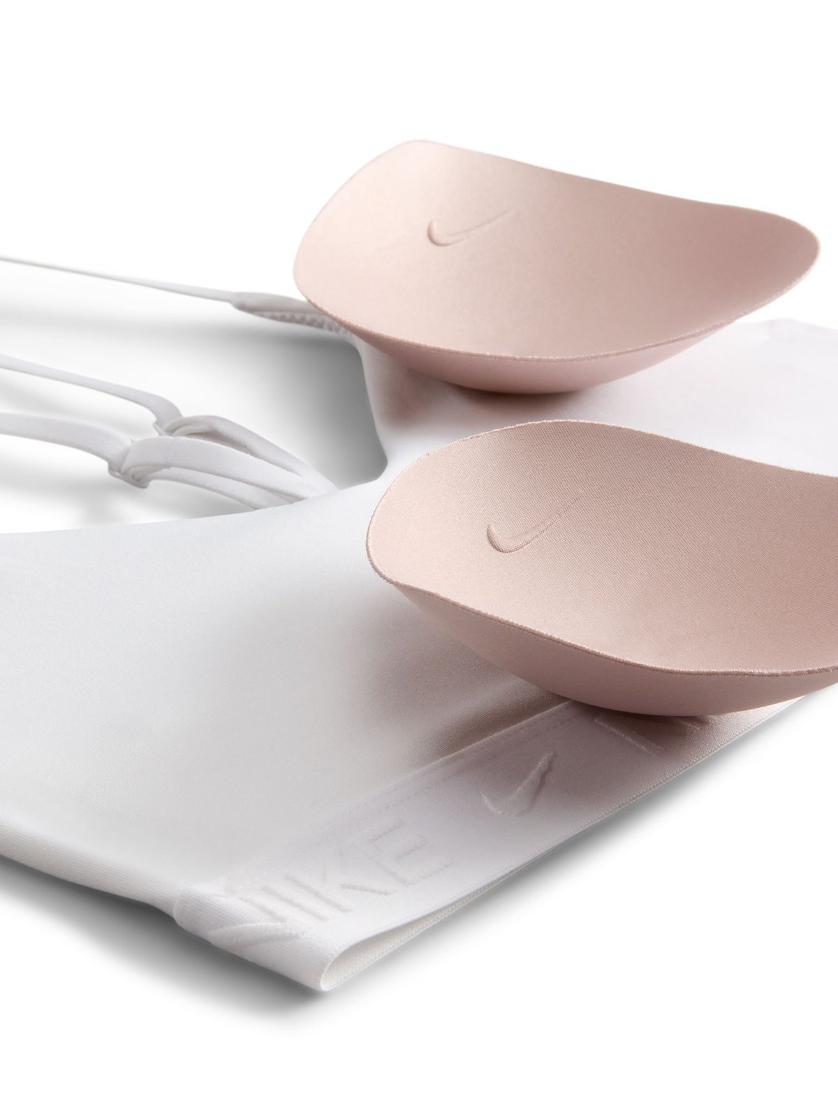 Nike Indy Dri-Fit Light-Support Padded Bra White / Stone Mauve