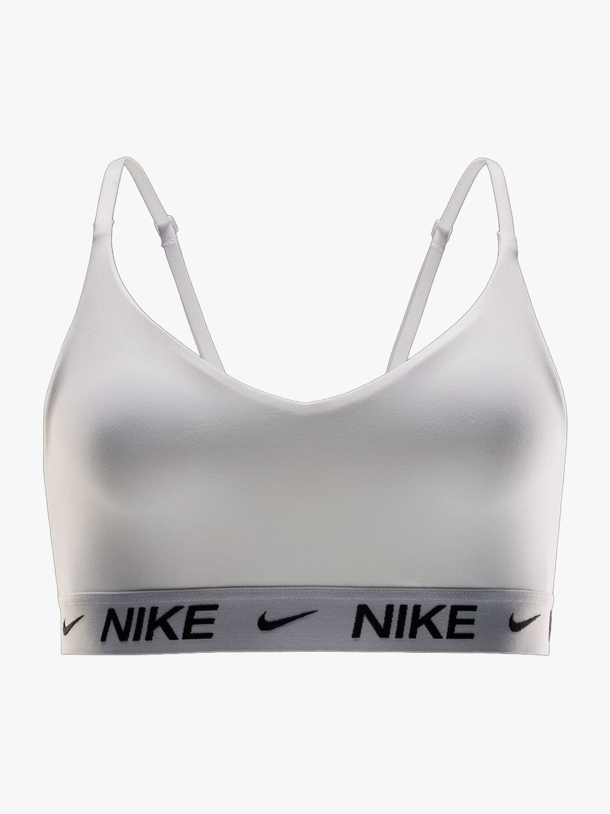 Nike Indy Dri-Fit Light-Support Padded Bra White / Black
