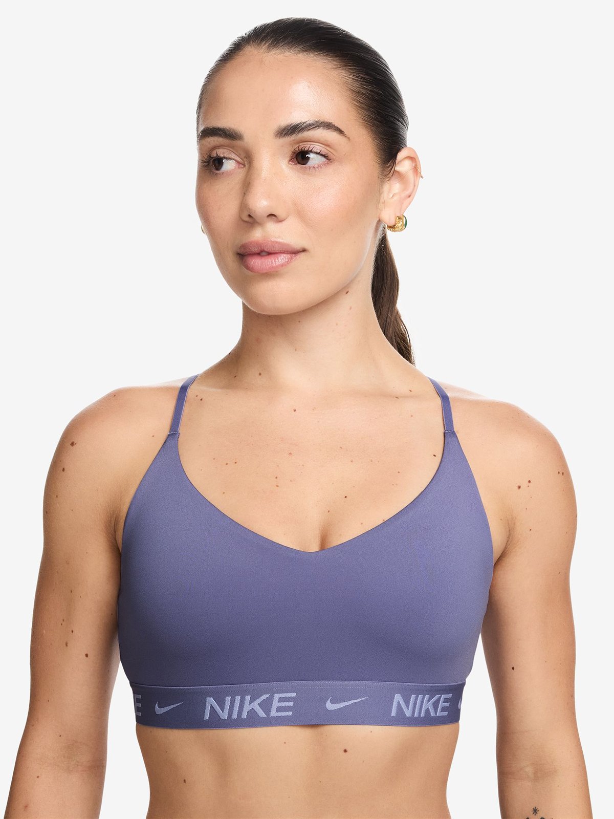 Nike Indy Dri-Fit Light-Support Padded Bra Dusty Amethyst