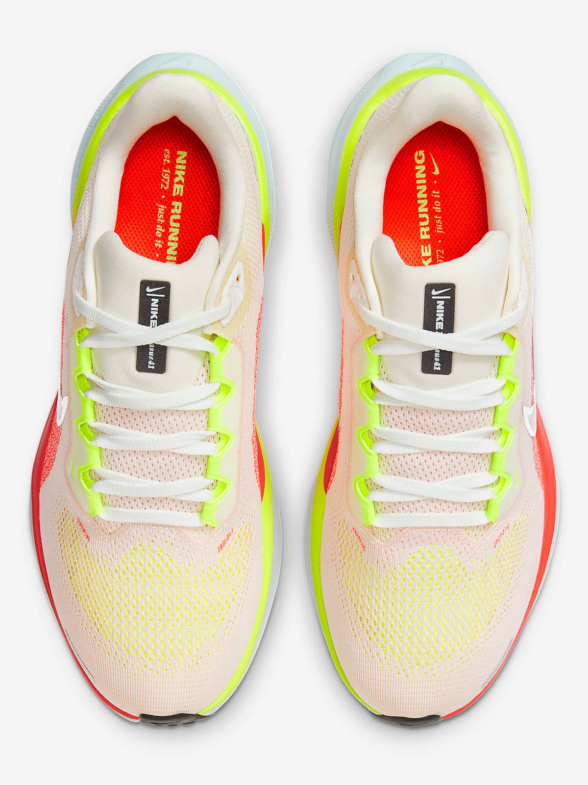 Nike Pegasus 41 Summit White / Bright Crimson / Glacier Blue / Chrome