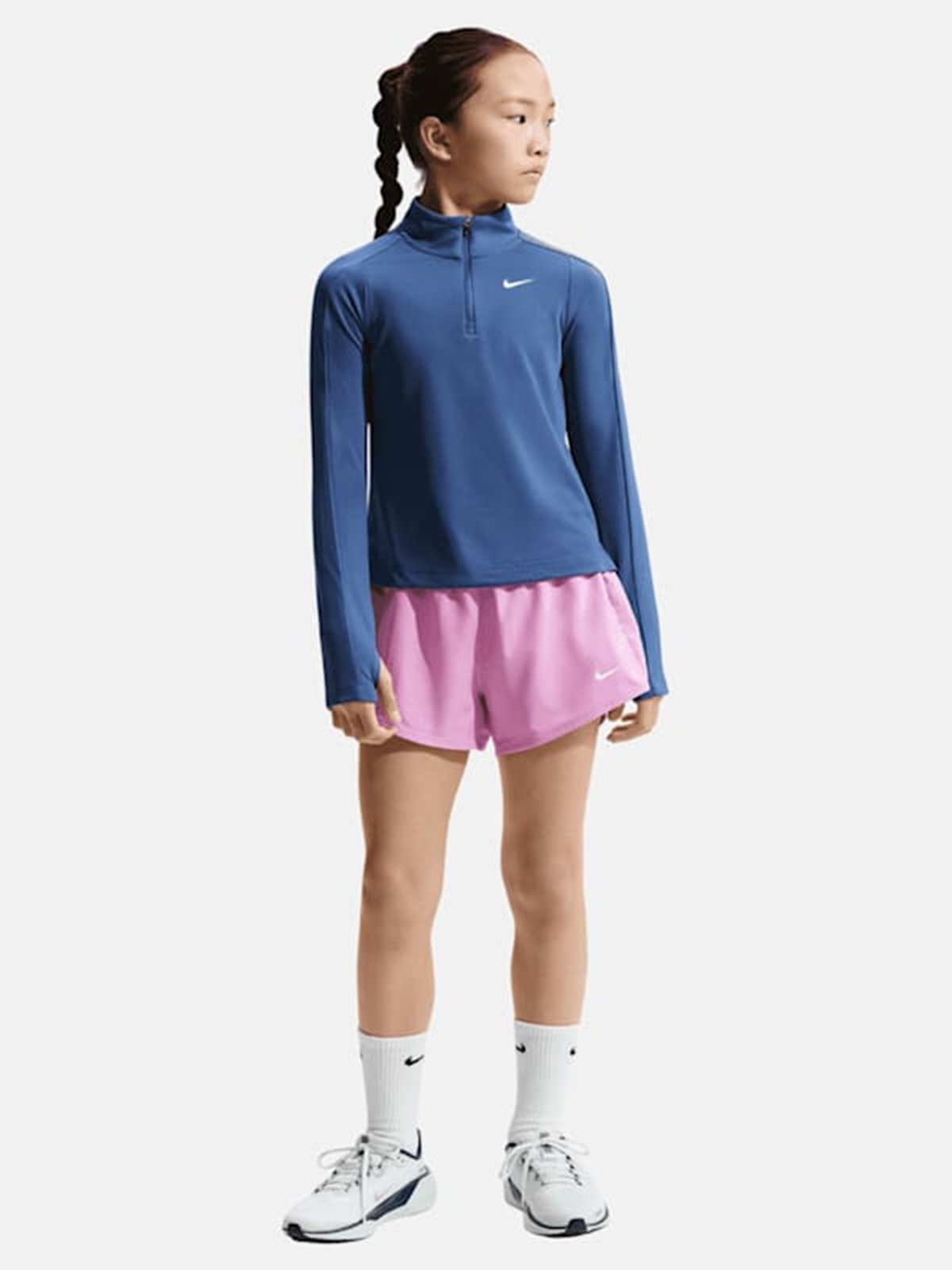 Nike Half Zip Top Blå