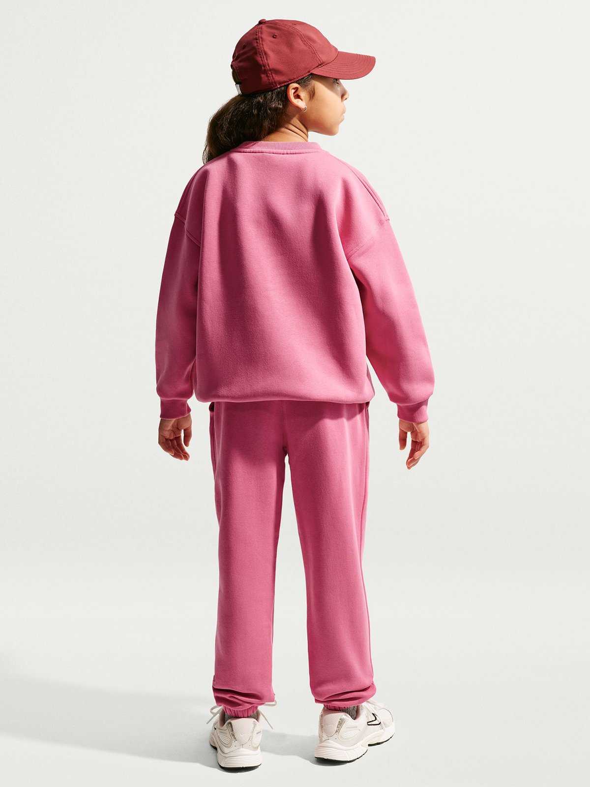 Nike Sportswear Club Fleece Loose Pant Peony / White