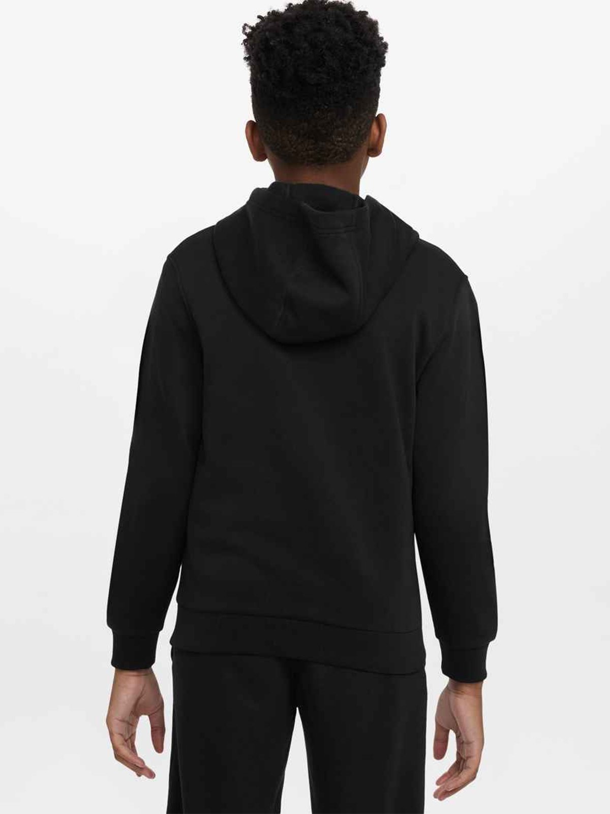 Nike Sportswear Club Fleece Hoodie Black / White