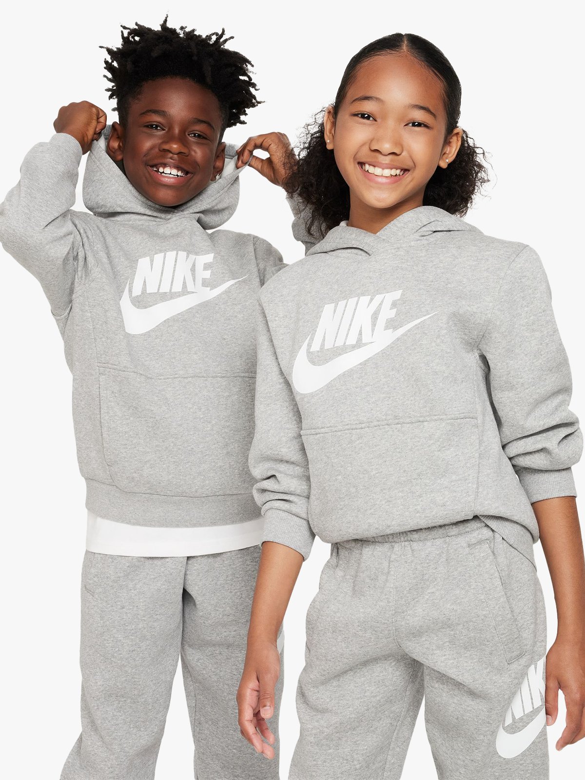 Nike Sportswear Club Fleece Hoodie Grå