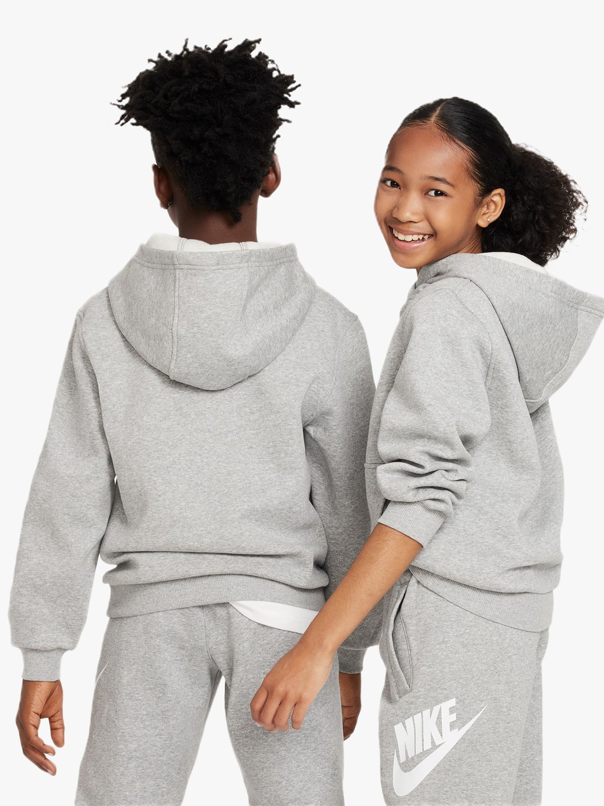 Nike Sportswear Club Fleece Hoodie Grå