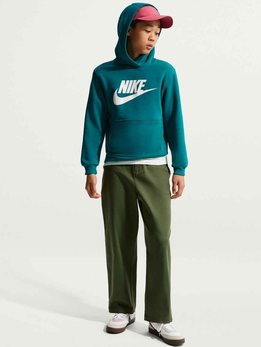 Nike Sportswear Club Fleece Hoodie Bright Spruce / White
