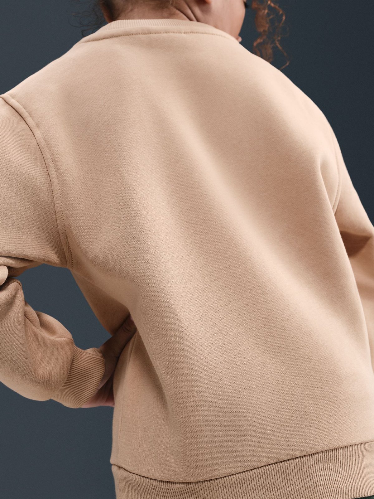 Nike Sportswear Club Fleece Crew Hemp / White