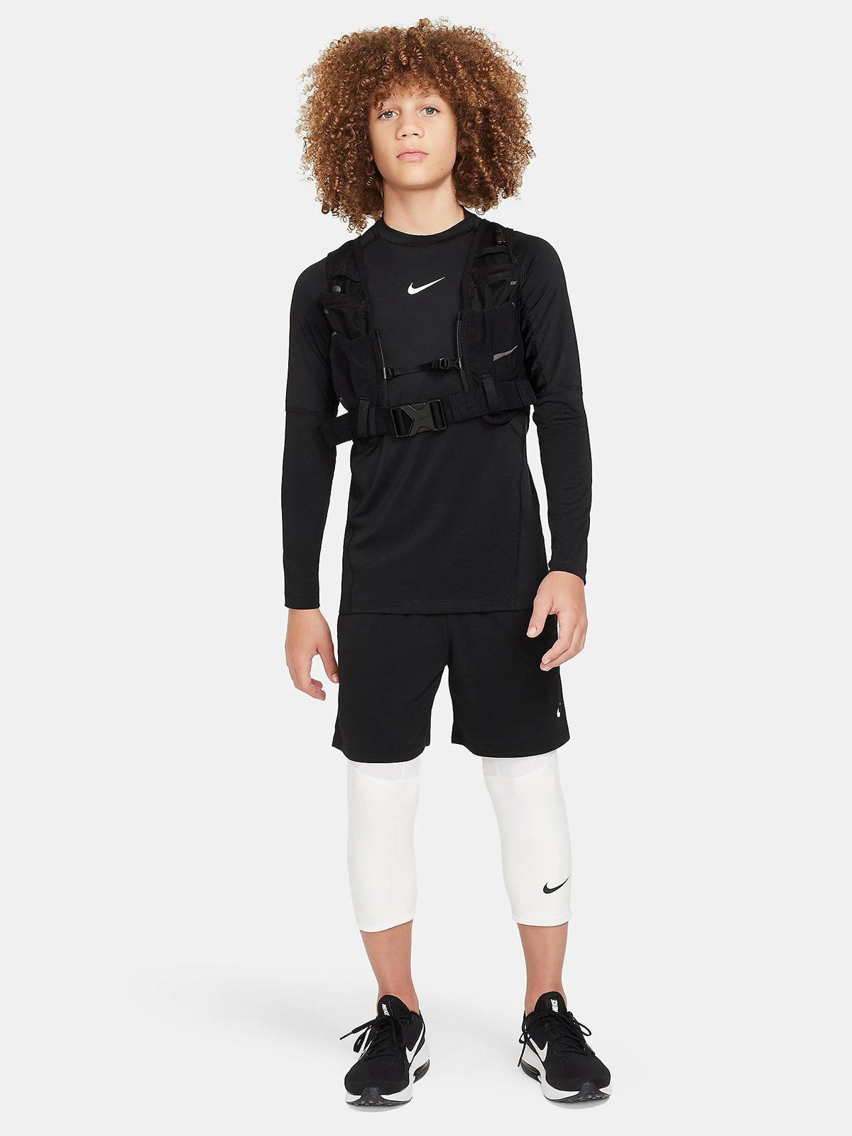 Nike Pro Long Sleeve Sort