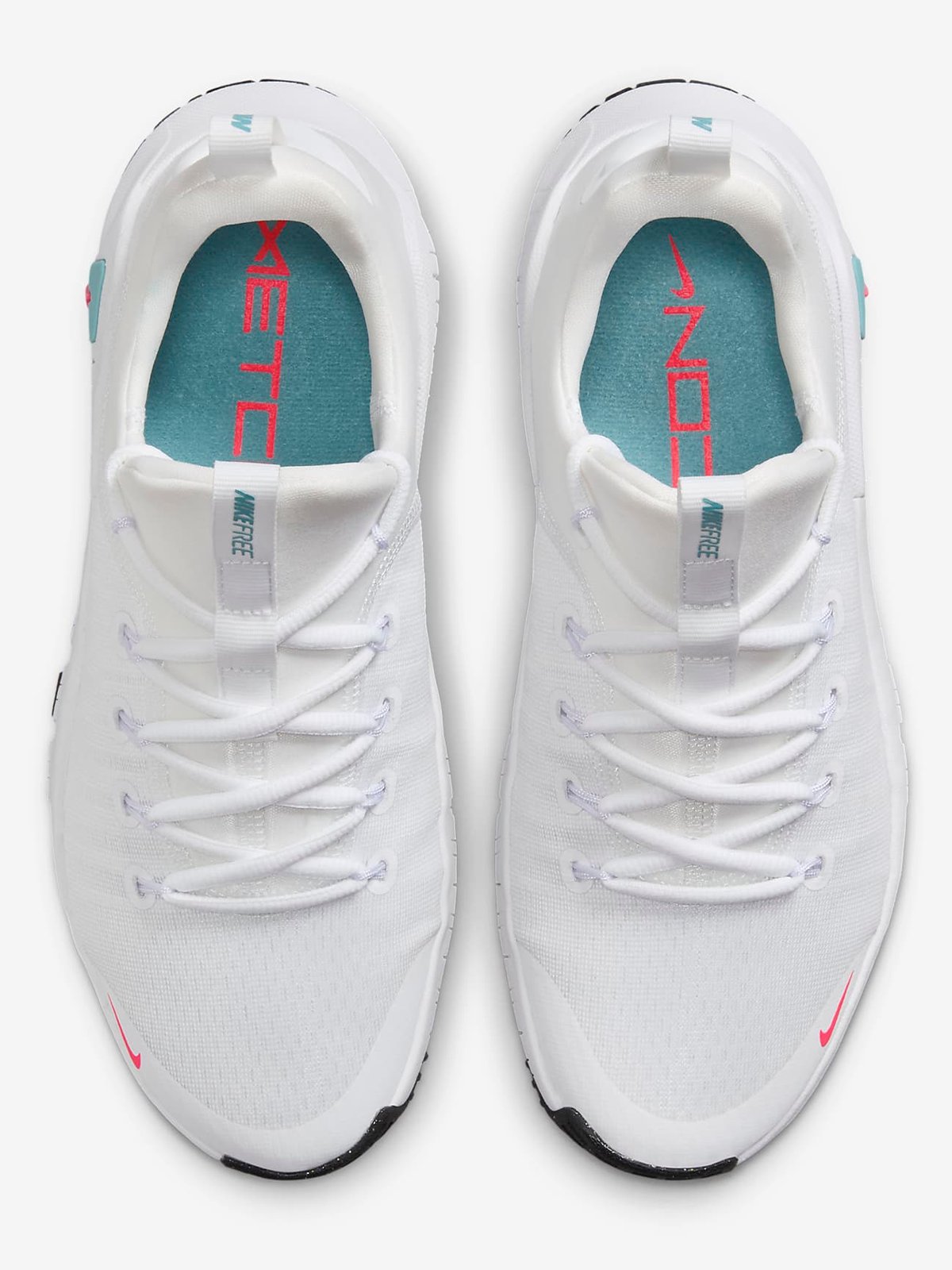Nike Free Metcon 6 White / Denim Turquoise / Black / Hot Punch