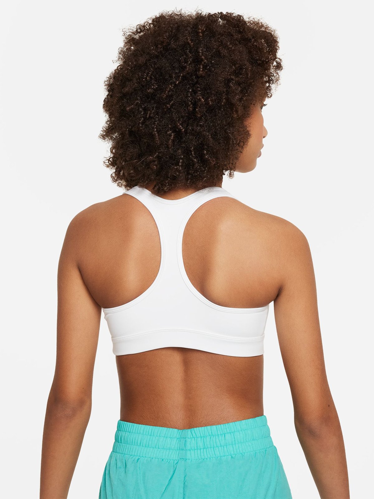 Nike Swoosh Bra White / Pure Platinum
