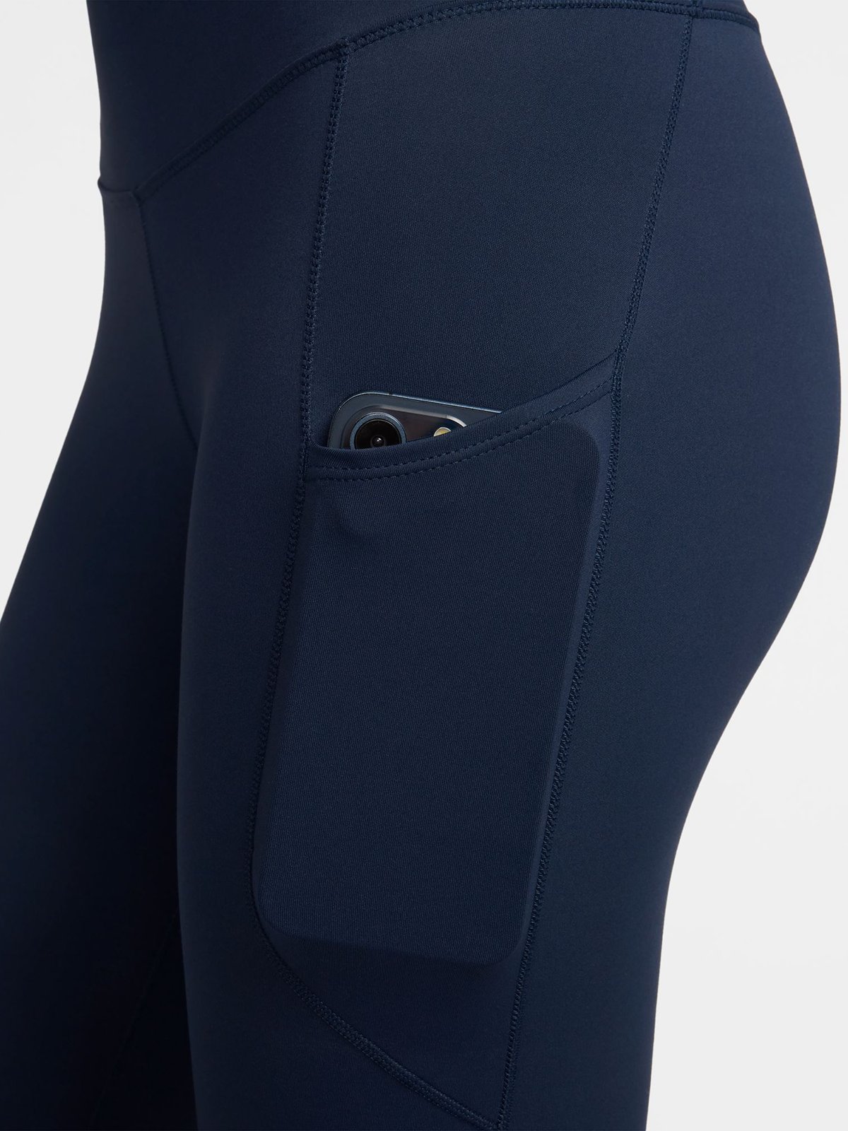 Nike One Dri-Fit High-Rise 7/8 Pocket Tights Obsidian / Black