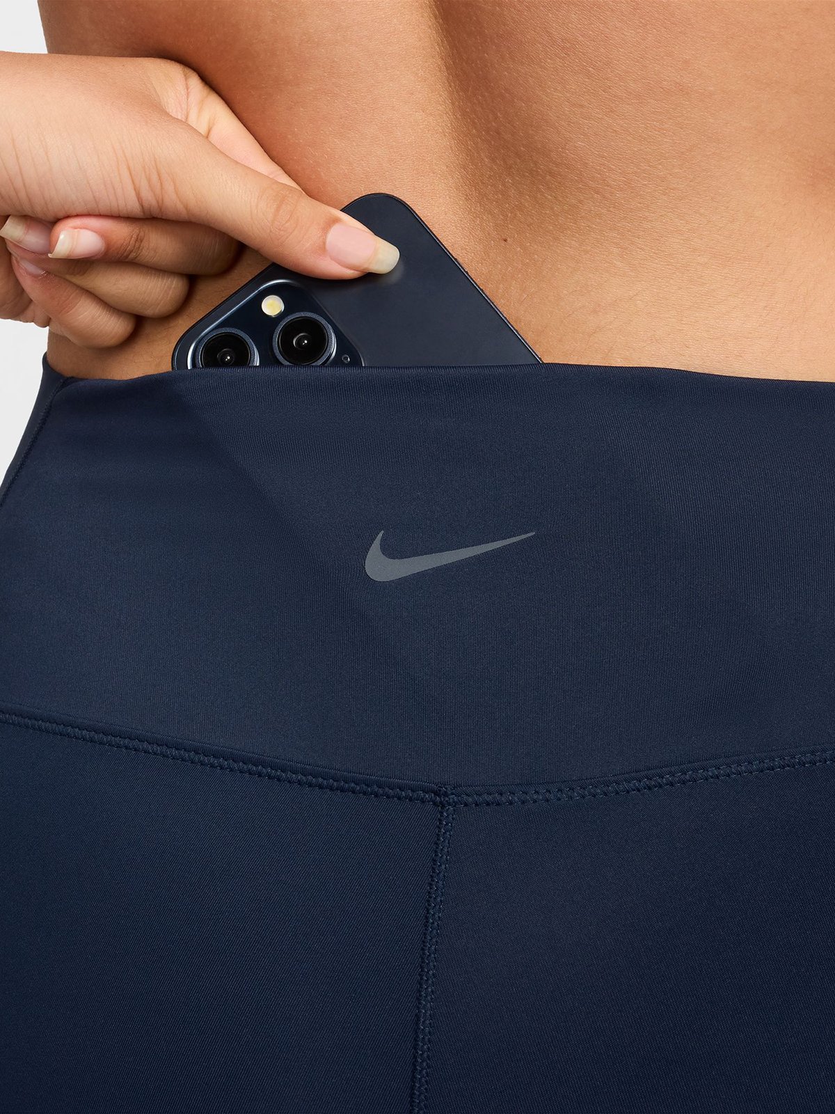 Nike One Dri-Fit High-Rise 7/8 Pocket Tights Obsidian / Black