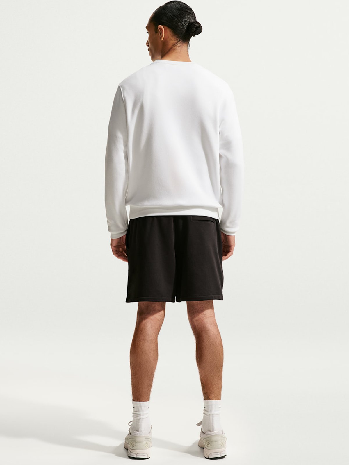 Nike Club Fleece Crew White / Black