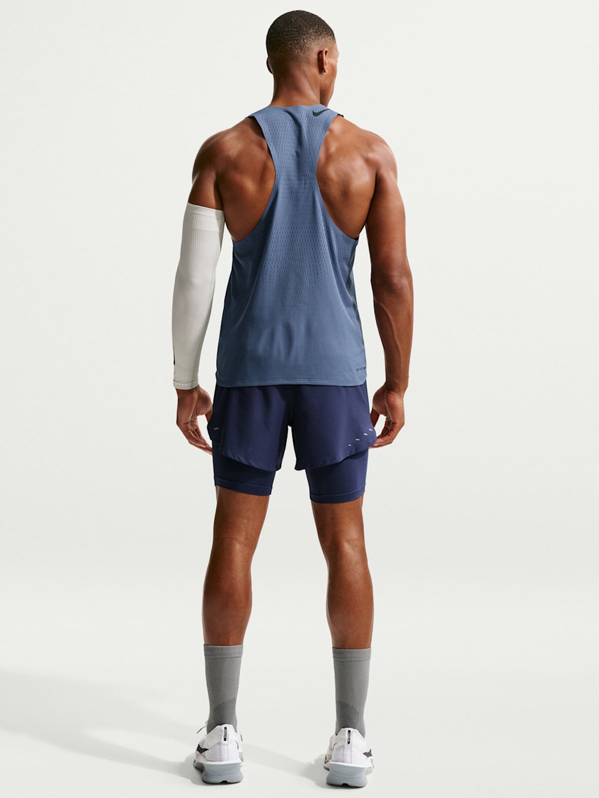 Nike AeroSwift Dri-Fit ADV Running Singlet Diffused Blue / Black