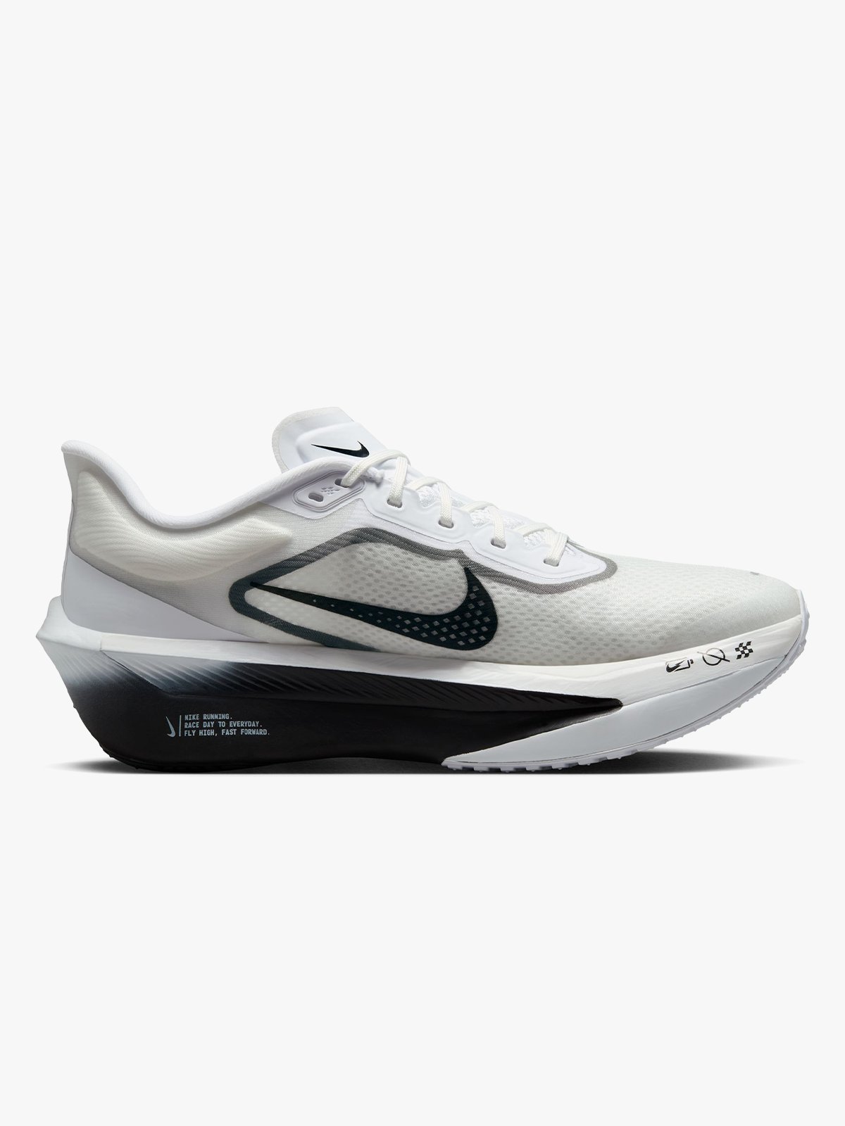 Nike Zoom Fly 6 White / Black / Smoke Grey / Metallic Silver