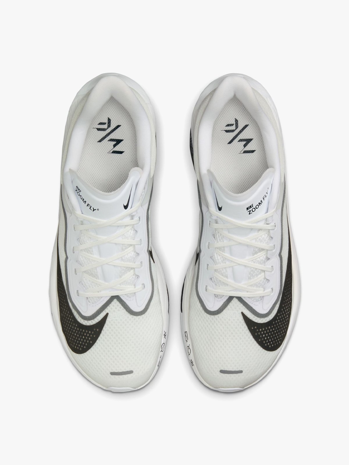 Nike Zoom Fly 6 White / Black / Smoke Grey / Metallic Silver