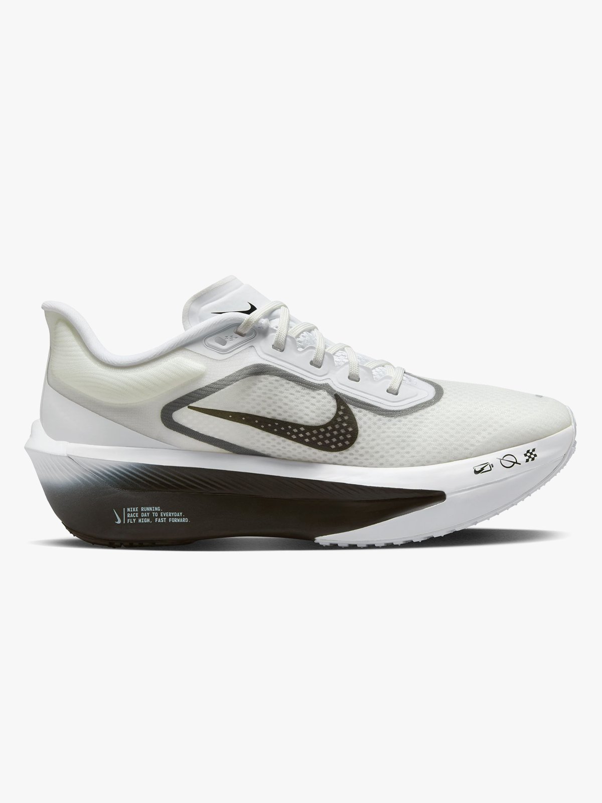 Nike Zoom Fly 6 White / Black / Smoke Grey / Metallic Silver