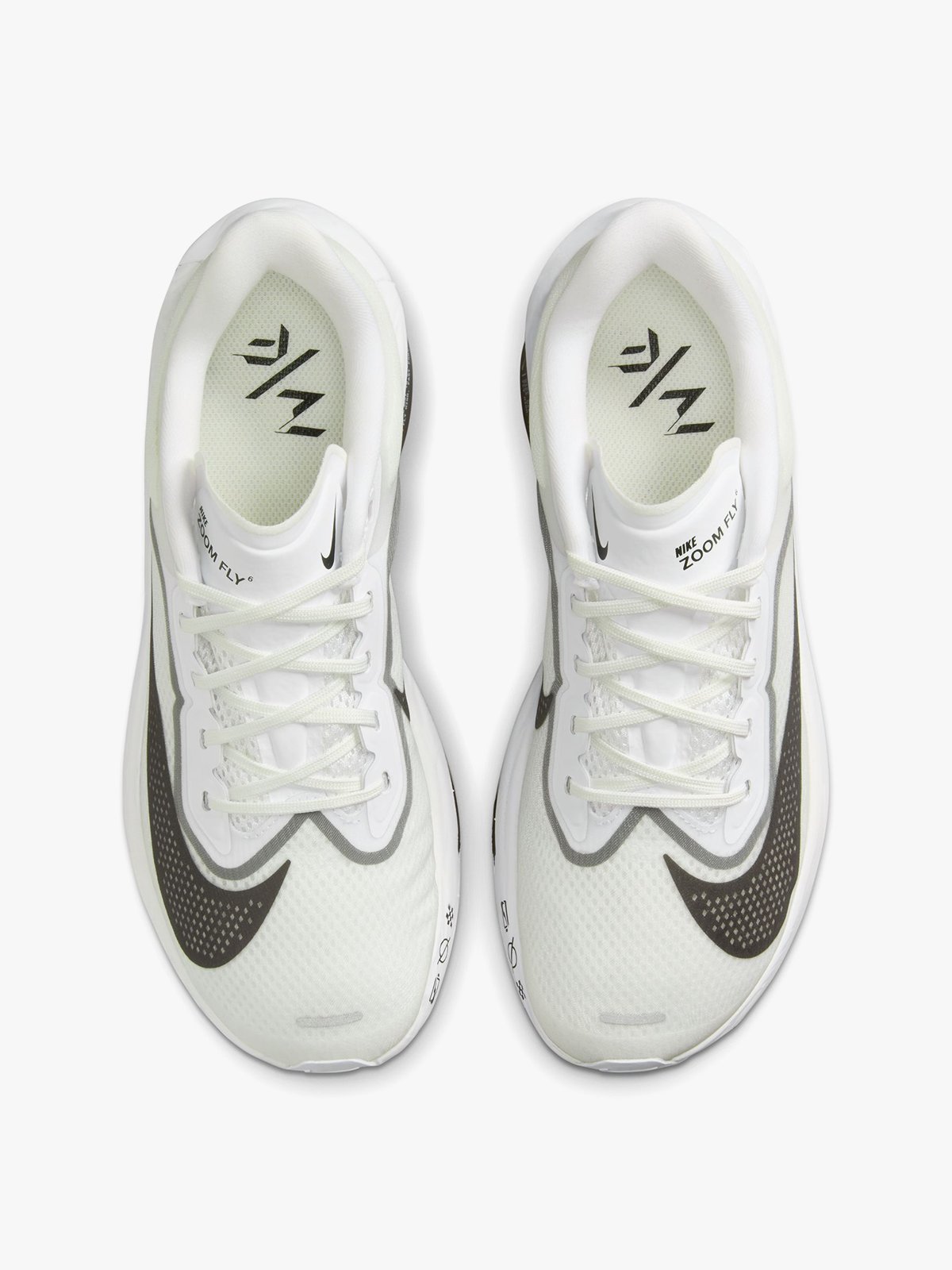Nike Zoom Fly 6 White / Black / Smoke Grey / Metallic Silver