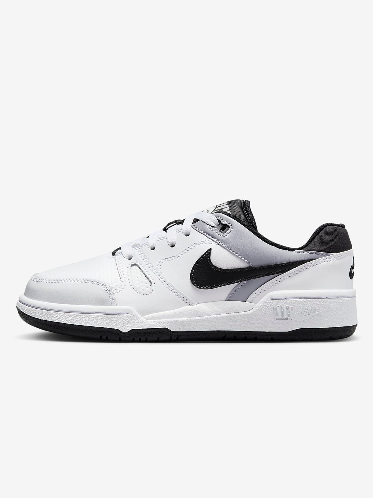 Nike Full Force Low Hvit/Pewter/Svart/Svart